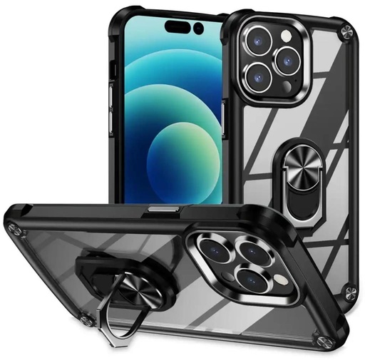 Apple iPhone 14 Pro Max airbag ütésálló hátlap tok (Fekete)