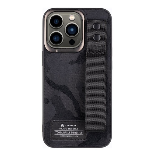 Apple iPhone 13 Tactical camo troop hátlap tok (Fekete)
