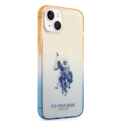 Apple iPhone 14 U.S. Polo double horse bumper hátlap tok (Kék) - USHCP14SUGRBR