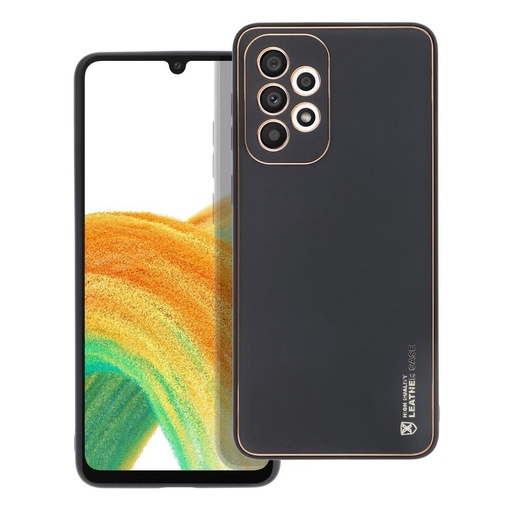 Samsung Galaxy A33 5G Forcell bőr hátlap tok (Fekete)
