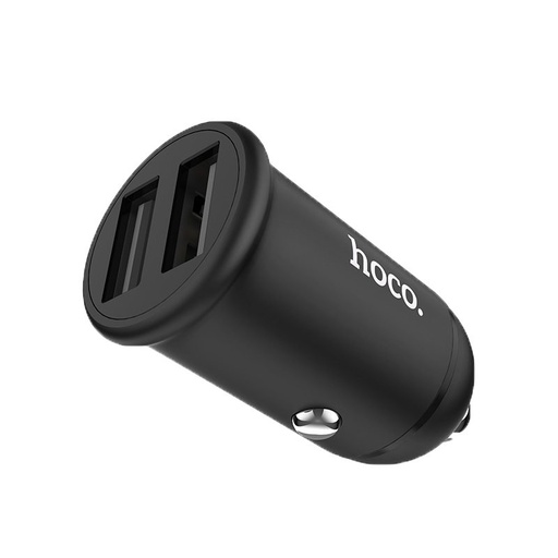 Hoco Z30 autós töltő (2xUSB port), 5V 2,4A, fekete