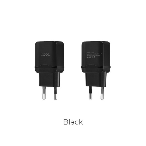 Hoco C22A hálózati töltő, 5V 2,4A, fekete