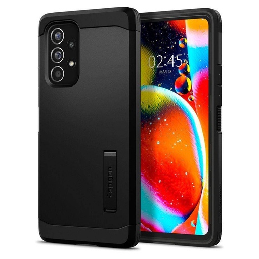 Samsung Galaxy A53 5G Spigen tough armor ütésálló hátlap tok (Fekete)
