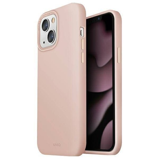 Apple iPhone 13 UNIQ Lino Hue magsafe hátlap tok (Rózsaszín)