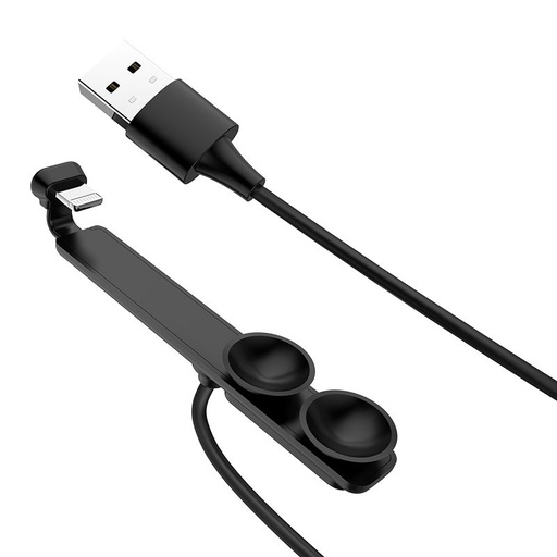 Hoco U51 lightning kábel (gaming), 1,2m, 2A, fekete