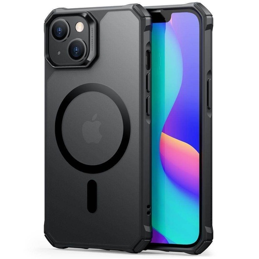 Apple iPhone 14 Plus ESR air armor halolock magsafe hátlap tok (Fekete)