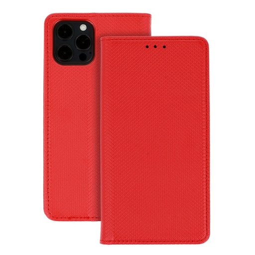 Xiaomi Redmi Note 11 Pro 4G/Redmi Note 11 Pro 5G smart magnet mágneses notesz tok (Piros)