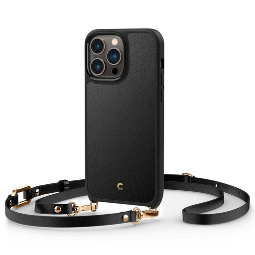Apple iPhone 14 Pro Spigen Cyrill classic charm magsafe hátlap tok (Fekete)