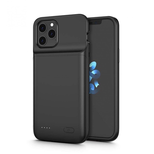 Apple iPhone 12 Pro Tech protect powercase power bank hátlap tok (Fekete)