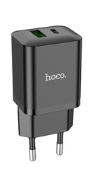 Hoco N28 hálózati gyorstötlő (QC, PD), fekete