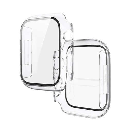 Apple Watch 7/Watch 8 41mm Hoco WS3 Shadow tok beépített üvegfóliával (Átlátszó)