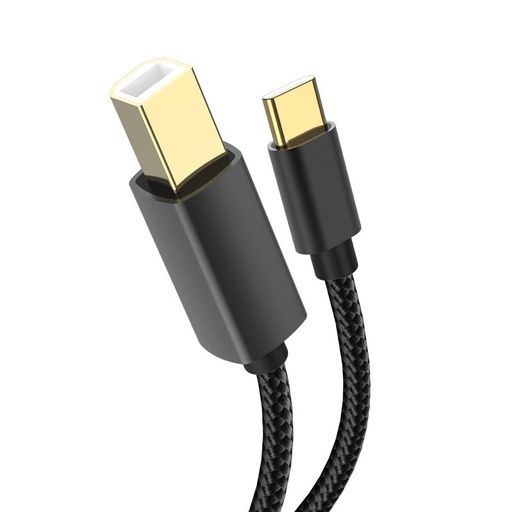 XO GB10B USB-C nyomtató kábel fekete