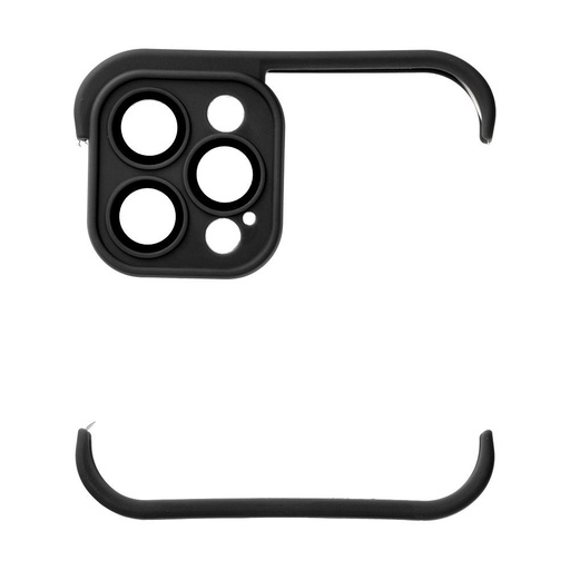Apple iPhone 12 Pro Mini Bumpers tok kameravédelemmel (Fekete)