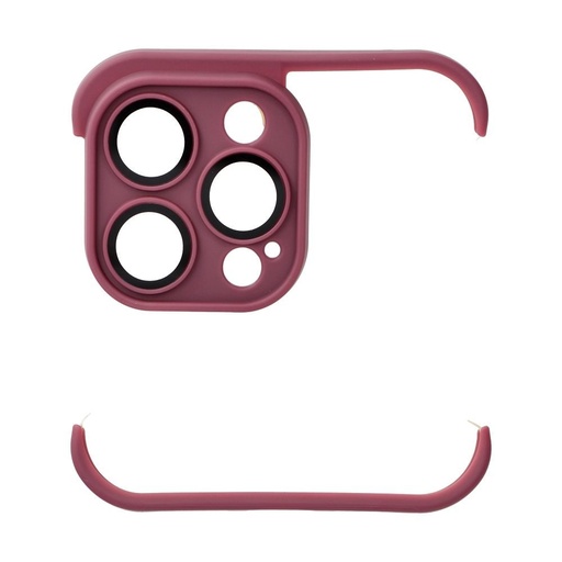 Apple iPhone 14 Pro Max Mini Bumpers tok kameravédelemmel (Cseresznye)
