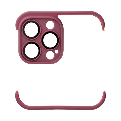 Apple iPhone 13 Pro Max Mini Bumpers tok kameravédelemmel (Cseresznye)