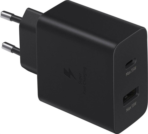 Samsung hálózati gyorstöltő 35W QC PD (Fekete)