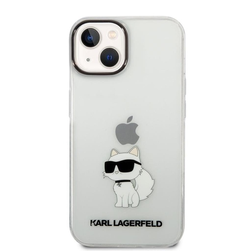 Apple iPhone 14 Plus Karl Lagerfeld IML Choupette NFT tok (Átlátszó) – KLHCP14MHNCHTCT