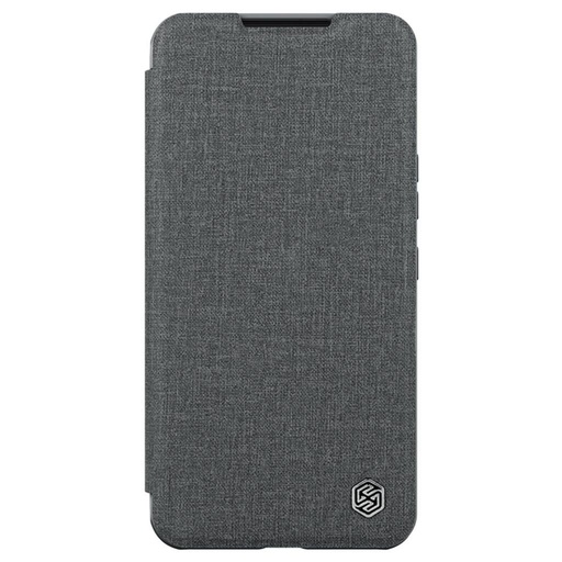Samsung Galaxy S23 Plus Nillkin Qin cloth pro kameravédős szövet notesz tok (Szürke)