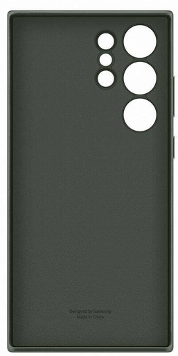 Samsung Galaxy S23 Ultra Leather tok (Zöld)