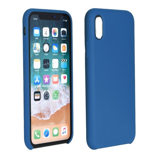 Samsung Galaxy A40 silicone hátlap tok (Sötétkék)
