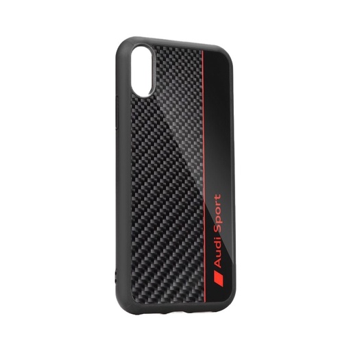 Apple iPhone 7/ 8/ SE 2020/ SE 2022 AUDI carbon fibre prémium hátlap tok (Fekete) - AUS-TPUPCIP8-R8/D1-BK