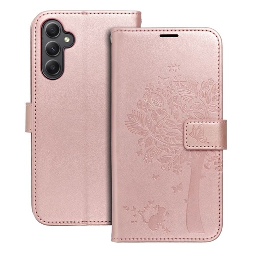 Samsung Galaxy A34 5G Forcell MEZZO nyitható tok (Rosegold)