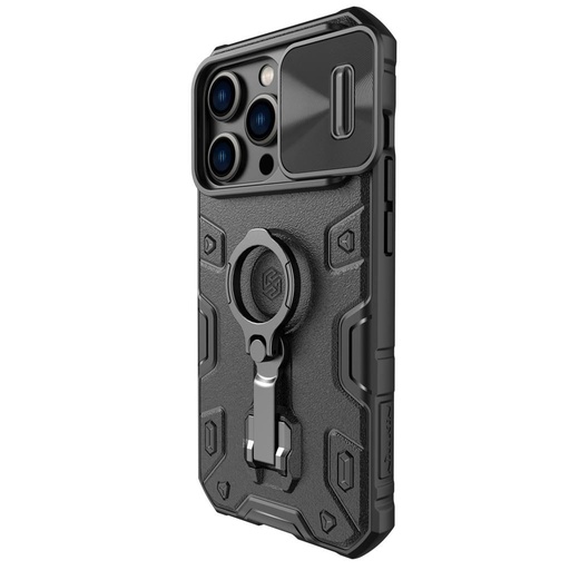 Apple iPhone 14 Pro Nillkin CamShield Armor Pro MagSafe hátlap tok (Fekete)