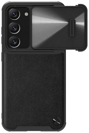 Samsung Galaxy S23 Plus Nillkin CamShield Leather S hátlap tok (Fekete)
