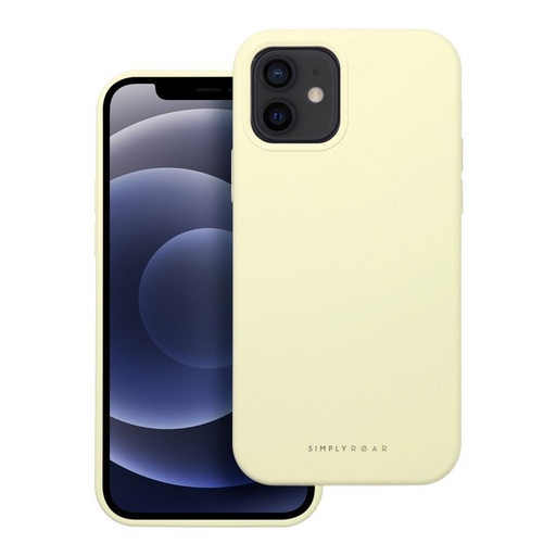 Apple iPhone 12 Roar Cloud Skin hátlap tok (világos sárga)