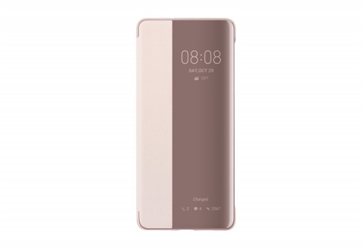 Huawei P30 Pro smart view flip gyári notesz tok, (Pink)