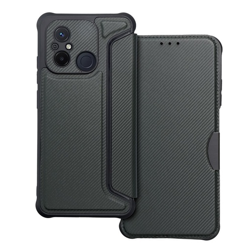 Xiaomi Redmi 12C Razor mágneses ütésálló notesz tok (Zöld)