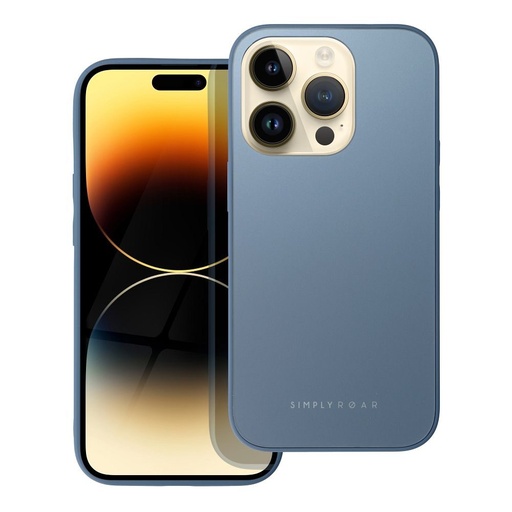 Apple iPhone 14 Pro Roar matt üveg hátlap tok (Kék)