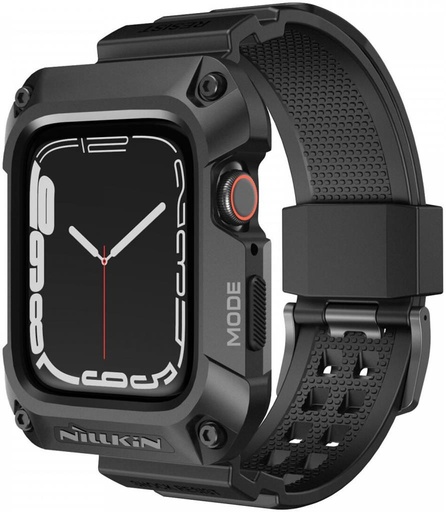Apple Watch 7 45mm / Watch 8 45mm Hoco WS6 Shadow series tok (Fekete)