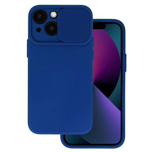 Samsung Galaxy A05S Camshield szilikon hátlap tok (Kék)