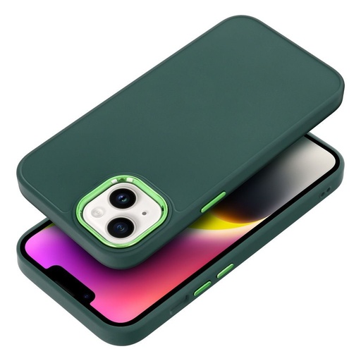 Xiaomi Redmi 13C frame szilikon hátlap tok (Zöld)