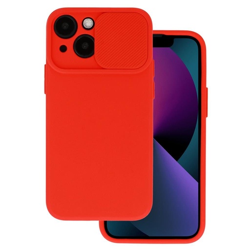 Samsung Galaxy A05S Camshield szilikon hátlap tok (Piros)