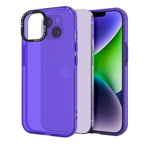 Apple iPhone 13 MOLAN CANO rainbow TPU MAGSAFE hátlap tok (Lila)