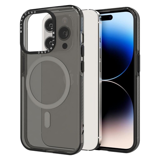 Apple iPhone 14 MOLAN CANO rainbow TPU hátlap tok (Fekete)