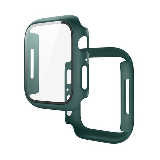 Apple Watch 7 45mm / Watch 8 45mm Hoco WS3 Shadow tok beépített üvegfóliával (Zöld)