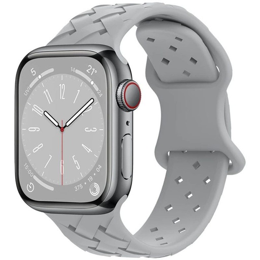 Apple Watch 38mm / Watch 40mm / Watch 41mm HOCO WA16 bamboo szíj szürke