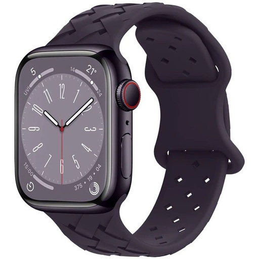 Apple Watch 42mm / Watch 44mm / Watch 45mm / Watch 49mm HOCO WA16 bamboo szíj piros