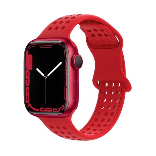 Apple Watch 42mm / Watch 44mm / Watch 45mm / Watch 49mm HOCO WA08 okosóra szíj piros