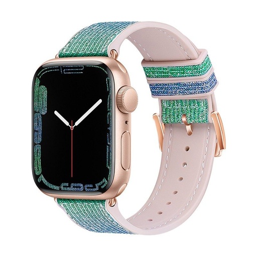Apple Watch 42mm / Watch 44mm / Watch 45mm / Watch 49mm HOCO WA11 diamond okosóra szíj kék