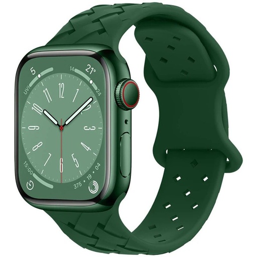 Apple Watch 38mm / Watch 40mm / Watch 41mm HOCO WA16 bamboo szíj olívazöld