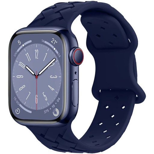 Apple Watch 38mm / Watch 40mm / Watch 41mm HOCO WA16 bamboo szíj kék