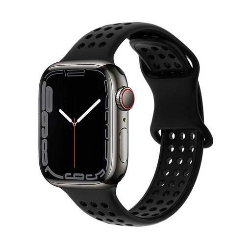 Apple Watch 38mm / Watch 40mm / Watch 41mm HOCO WA08 okosóra szíj fekete