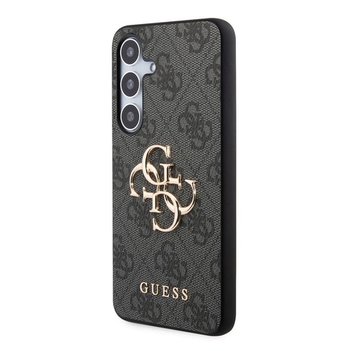 Samsung Galaxy S24+ Guess PU 4G Metal Logo tok (Szürke) - GUHCS24M4GMGGR