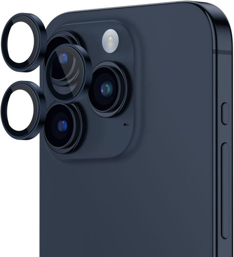 Apple iPhone 15 Pro / iPhone 15 Pro Max Hoco eagle eye metal kamera üvegfólia kék