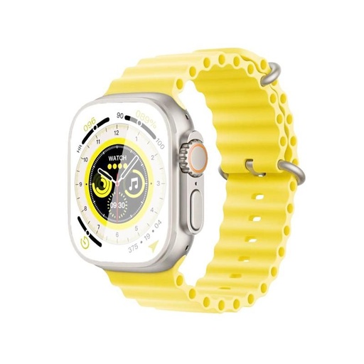 XO M8 Pro okosóra (Sárga) – 1.96", 49 mm, hívásfogadás, vezeték nélküli töltés