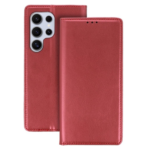 Samsung Galaxy A15 4G / Galaxy A15 5G smart magneto mágneses notesz tok (Bordó )